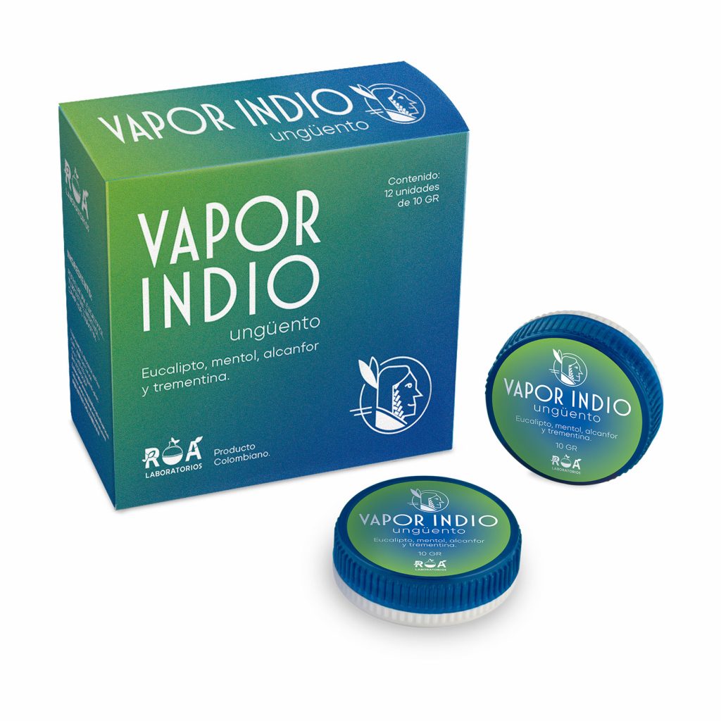 vapor indio Vick vaporub resfriado congestión descongestionar tos Vapor Indio