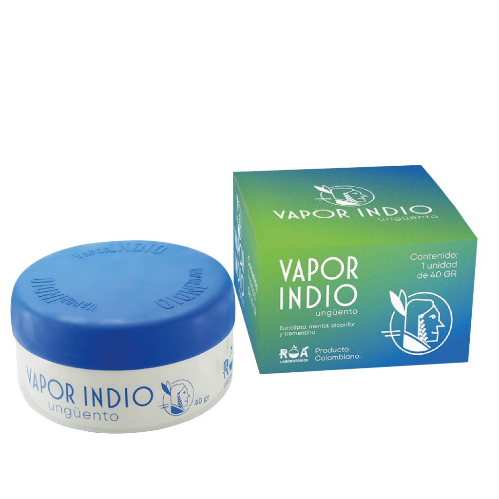 Vick vaporub resfriado congestión descongestionar tos Vapor Indio